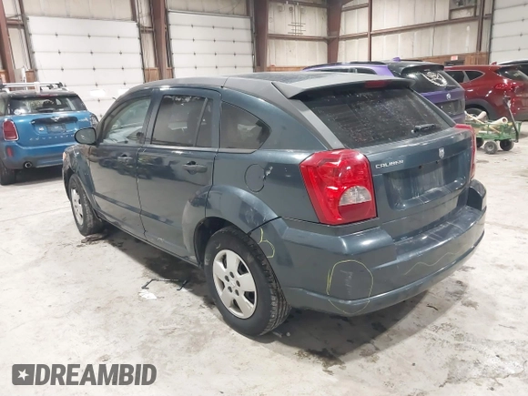 2007 Dodge Caliber with VIN 1B3HB28B27D321850, listed as a IAAI auction lot 41617311 with 180,446 mi miles. Bid and sale history available at carsss.com. Image 3.