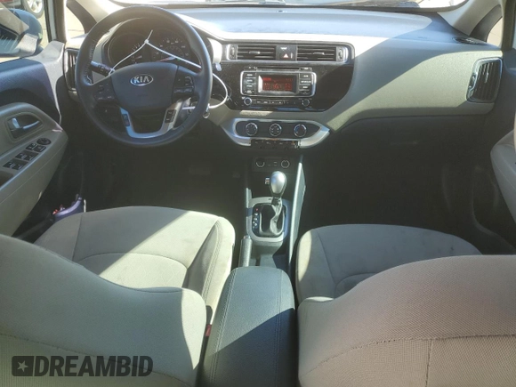 2017 Kia Rio EX with VIN KNADN4A30H6071790, listed as a Copart auction lot 80709114 with 75,402 mi miles and Salvage Title. Bid and sale history available at carsss.com. Image 8.