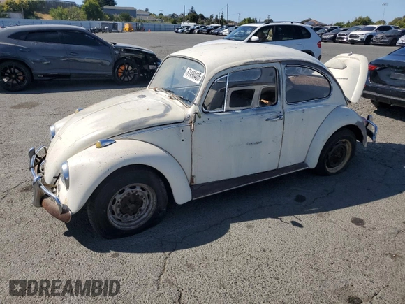 1967 Volkswagen Beetle with VIN 117164209, listed as a Copart auction lot 61490405 with 47,538 mi miles and Clean title. Bid and sale history available at DreamBid. Image 1.