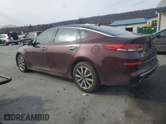 2020 Kia Optima EX Premium with VIN 5XXGU4L14LG424377, listed as a Copart auction lot 44209735 with 45,403 mi miles and Salvage Title. Bid and sale history available at carsss.com. Image 2.