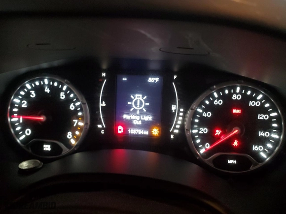2015 Jeep Renegade Latitude with VIN ZACCJBBH0FPC24140, listed as a Copart auction lot 49848135 with 103,794 mi miles and Salvage Title. Bid and sale history available at carsss.com. Image 9.
