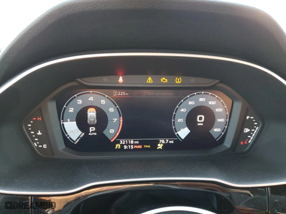 2021 Audi Q3 S line Premium with VIN WA1DECF32M1131172, listed as a Copart auction lot 49098565 with 32,118 mi miles and Salvage Title. Bid and sale history available at carsss.com. Image 9.