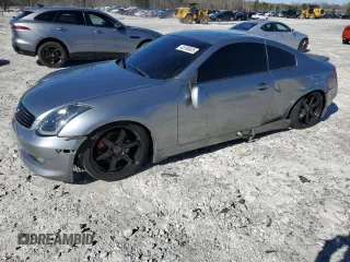 2007 Infiniti G35 Coupe with VIN JNKCV54E87M902835, listed as a Copart auction lot 45150025 with 131,916 mi miles and Salvage Title. Bid and sale history available at carsss.com. Image 1.