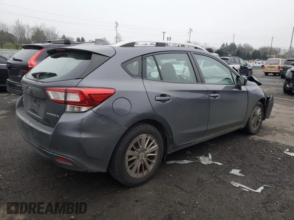 2018 Subaru Impreza Premium with VIN 4S3GTAD6XJ3748930, listed as a Copart auction lot 88153825 with 119,686 mi miles and Salvage title. Bid and sale history available at DreamBid. Image 3.