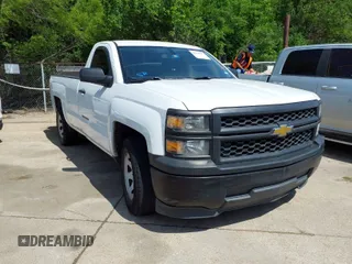 2014 Chevrolet Silverado 1500 Work Truck with VIN 1GCNCPEH1EZ325697, listed as a IAAI auction lot 42060927 with 262,134 mi miles. Bid and sale history available at carsss.com. Image 1.