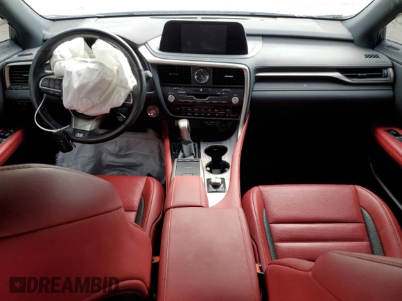 2021 Lexus RX 350 F Sport with VIN 2T2SZMDA3MC261607, listed as a Copart auction lot 72253074 with 24,934 mi miles and Salvage title. Bid and sale history available at DreamBid. Image 8.
