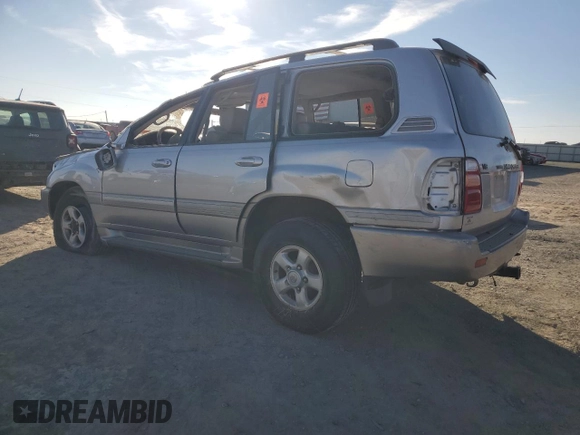 2000 Toyota Land Cruiser with VIN JT3HT05J2Y0088366, listed as a Copart auction lot 87364304 with 0 mi miles and Salvage Title. Bid and sale history available at carsss.com. Image 2.
