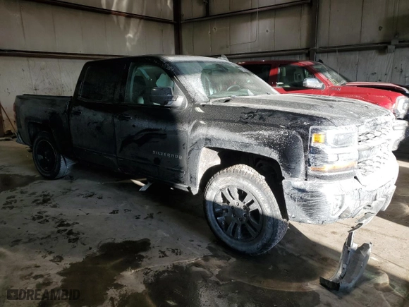2018 Chevrolet Silverado 1500 LT with VIN 3GCUKREC7JG366537, listed as a Copart auction lot 46278245 with 0 mi miles and Salvage Title. Bid and sale history available at carsss.com. Image 4.