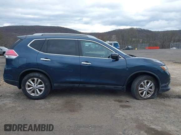 2015 Nissan Rogue SL with VIN 5N1AT2MV8FC770141, listed as a IAAI auction lot 42039465 with 98,920 mi miles and . Bid and sale history available at DreamBid. Image 13.