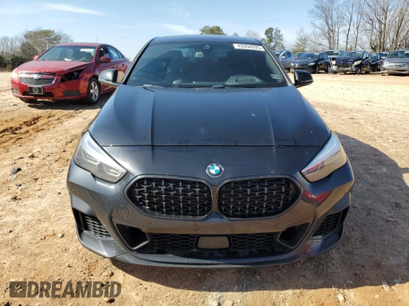 2020 BMW 2 Series M235i xDrive with VIN WBA13AL05L7F72397, listed as a Copart auction lot 43354335 with 53,105 mi miles and Salvage Title. Bid and sale history available at carsss.com. Image 5.