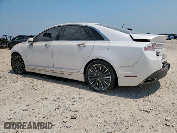 2016 Lincoln MKZ with VIN 3LN6L2GK6GR631698, listed as a Copart auction lot 56938125 with 75,914 mi miles and Clean title. Bid and sale history available at DreamBid. Image 2.
