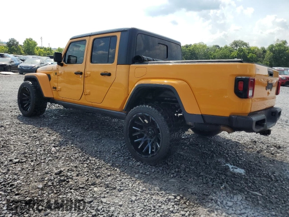 2021 Jeep Gladiator Sport S с VIN 1C6HJTAG9ML561192, выставлен на аукционе Copart как лот 61616395 с пробегом 76 399 миль миль и Списание • Salvage title. История ставок и продаж доступна на DreamBid. Изображение 2.