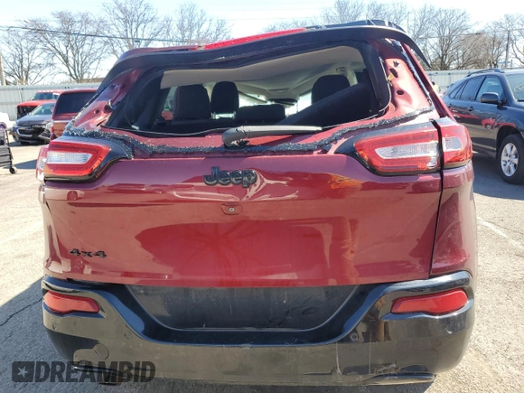 2018 Jeep Cherokee Latitude Tech Connect with VIN 1C4PJMCB4JD609019, listed as a Copart auction lot 49325535 with 87,270 mi miles and Salvage Title. Bid and sale history available at carsss.com. Image 6.