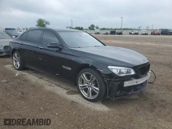 2014 BMW 7 Series ALPINA B7 with VIN WBAYE8C58ED135038, listed as a Copart auction lot 51213475 with 21,738 mi miles and Salvage title. Bid and sale history available at DreamBid. Image 4.