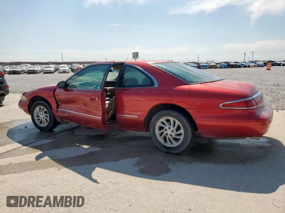 1997 Lincoln Mark VIII with VIN 1LNLM91V7VY638752, listed as a Copart auction lot 53286455 with 126,803 mi miles and Salvage Title. Bid and sale history available at DreamBid. Image 2.