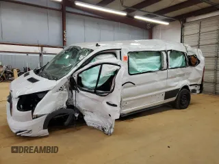 2023 Ford Transit Passenger XL with VIN 1FBAX2YGXPKB08481, listed as a Copart auction lot 43177325 with Not Provided miles and Salvage Title. Bid and sale history available at carsss.com. Image 1.