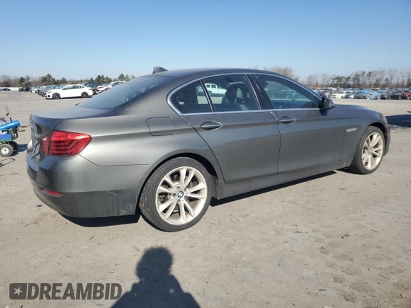 2014 BMW 5 Series 528i xDrive with VIN WBA5A7C52ED615469, listed as a Copart auction lot 47064555 with 116,566 mi miles and Clean Title. Bid and sale history available at DreamBid. Image 3.