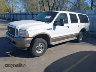 2003 Ford Excursion Eddie Bauer with VIN 1FMSU45PX3EB55961, listed as a IAAI auction lot 42024840 with 284,158 mi miles and . Bid and sale history available at DreamBid. Image 2.
