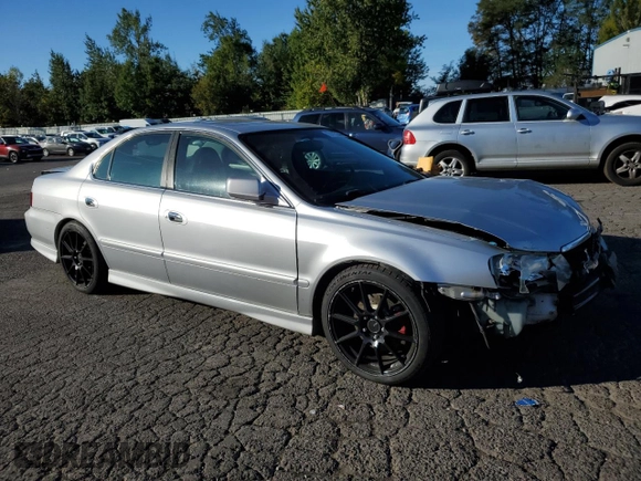 2002 Acura TL Type S w/Navigation with VIN 19UUA56972A050720, listed as a Copart auction lot 73115144 with 114,232 mi miles and Salvage Title. Bid and sale history available at carsss.com. Image 4.