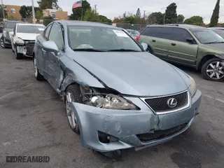 2006 Lexus IS 250 Manual with VIN JTHBK262462013983, listed as a IAAI auction lot 40968481 with 140,864 mi miles. Bid and sale history available at carsss.com. Image 1.