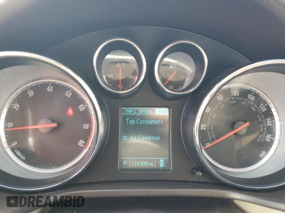 2013 Buick Regal Turbo Premium 1 с VIN 2G4GS5EVXD9222594, выставлен на аукционе Copart как лот 54777385 с пробегом 134 908 миль миль и Списание • Salvage title. История ставок и продаж доступна на DreamBid. Изображение 9.