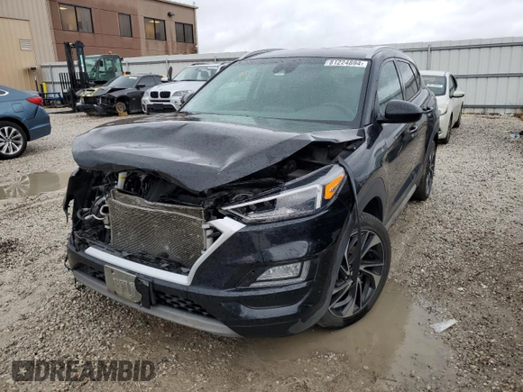 2019 Hyundai Tucson Sport with VIN KM8J33AL1KU063539, listed as a Copart auction lot 81224894 with 134,754 mi miles and Salvage Title. Bid and sale history available at carsss.com. Image 1.
