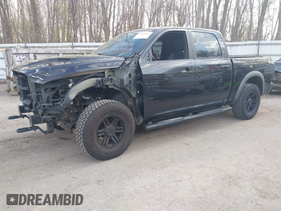 2017 Ram 1500 Rebel with VIN 1C6RR7YT7HS531000, listed as a IAAI auction lot 42102807 with 108,785 mi miles and . Bid and sale history available at DreamBid. Image 2.