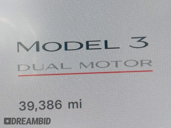2021 Tesla Model 3 Performance with VIN 5YJ3E1EC6MF926448, listed as a IAAI auction lot 41240309 with 39,386 mi miles and . Bid and sale history available at DreamBid. Image 15.