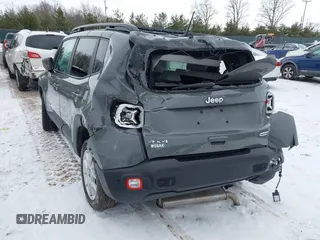 2021 Jeep Renegade Latitude with VIN ZACNJDB12MPN30483, listed as a IAAI auction lot 41619532 with Not Provided miles and . Bid and sale history available at DreamBid. Image 3.