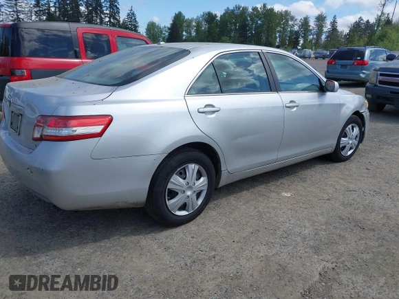 2010 Toyota Camry with VIN 4T1BF3EK4AU095767, listed as a IAAI auction lot 42163707 with 121,253 mi miles and . Bid and sale history available at DreamBid. Image 4.