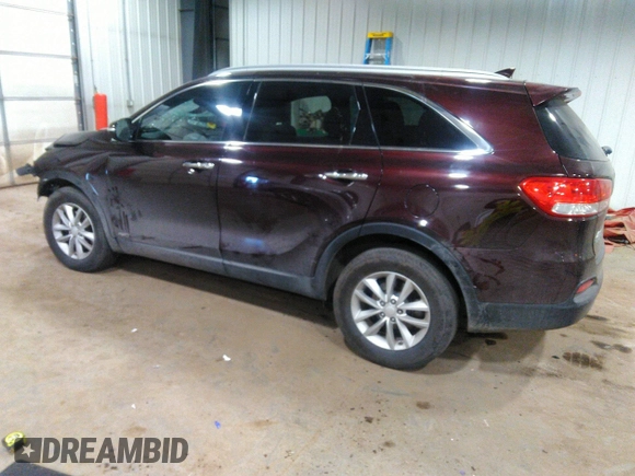 2016 Kia Sorento LX with VIN 5XYPGDA3XGG048328, listed as a IAAI auction lot 41836120 with 121,029 mi miles and . Bid and sale history available at DreamBid. Image 3.