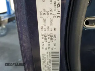 2015 Dodge Journey SXT with VIN 3C4PDCBG2FT709071, listed as a Copart auction lot 53582685 with 123,813 mi miles and Salvage Title. Bid and sale history available at carsss.com. Image 15.