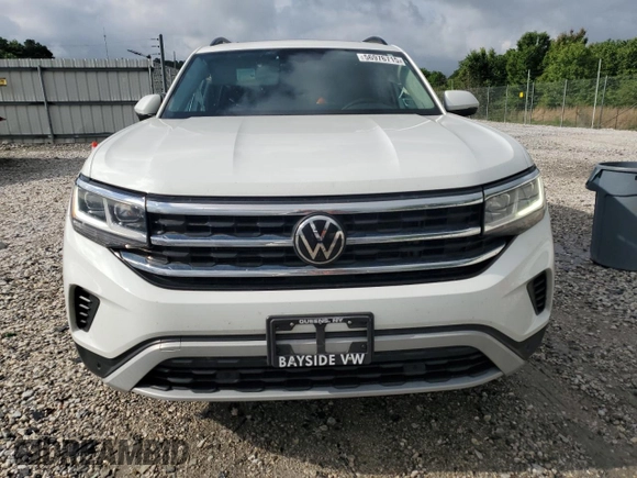2023 Volkswagen Atlas SE with VIN 1V2KR2CA2PC524739, listed as a Copart auction lot 56976715 with 58,736 mi miles and Salvage title. Bid and sale history available at DreamBid. Image 5.