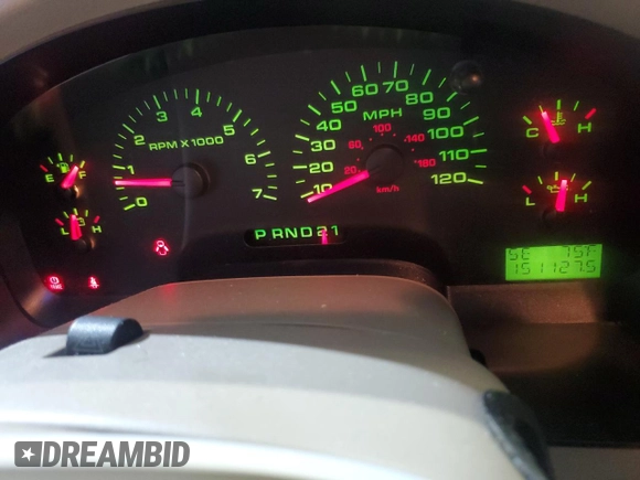 2005 Ford F-150 XLT with VIN 1FTPX125X5FA72868, listed as a Copart auction lot 64065625 with 151,127 mi miles and Clean title. Bid and sale history available at DreamBid. Image 9.