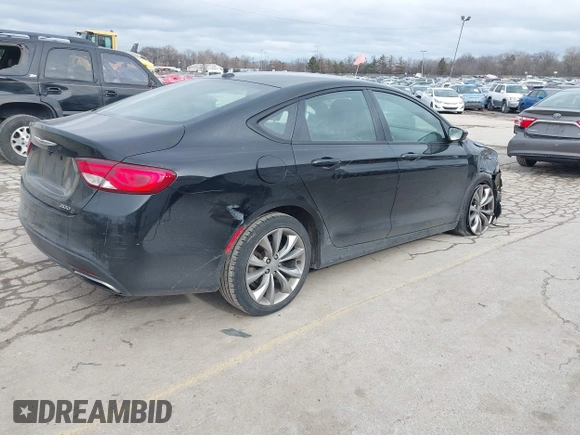 2016 Chrysler 200 S with VIN 1C3CCCBB9GN111720, listed as a IAAI auction lot 41503566 with 128,462 mi miles. Bid and sale history available at carsss.com. Image 4.