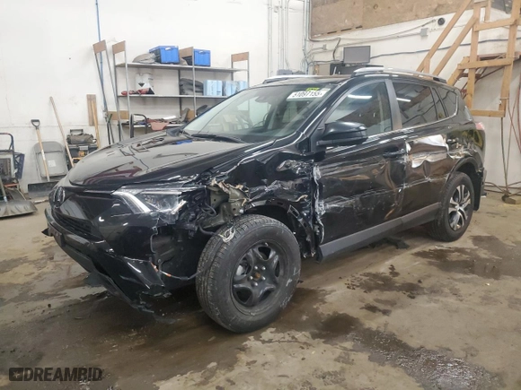 2018 Toyota RAV4 LE with VIN 2T3BFREV2JW846661, listed as a Copart auction lot 51097155 with 68,608 mi miles and Salvage Title. Bid and sale history available at carsss.com. Image 1.