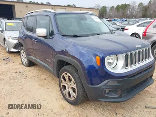 2017 Jeep Renegade Limited z VIN ZACCJBDB9HPE72768, wystawiony jako IAAI lot #41506030 z przebiegiem 93 657 mil mil oraz . Historia ofert i sprzedaży dostępna na DreamBid. Obrazek 1.
