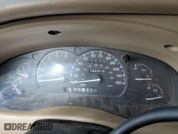 2003 Ford Ranger XL with VIN 1FTYR10U83TA32912, listed as a Copart auction lot 45004475 with 194,816 mi miles and Salvage Title. Bid and sale history available at carsss.com. Image 9.