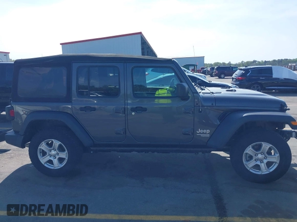 2020 Jeep Wrangler Unlimited Sport Altitude with VIN 1C4HJXDG7LW215344, listed as a IAAI auction lot 41924460 with 51,802 mi miles and . Bid and sale history available at DreamBid. Image 14.