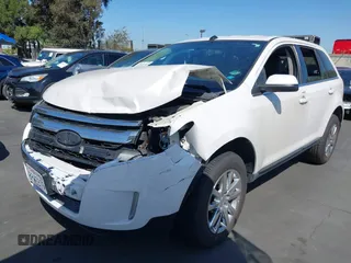 2014 Ford Edge Limited with VIN 2FMDK3KCXEBB30633, listed as a IAAI auction lot 41969150 with 168,758 mi miles. Bid and sale history available at carsss.com. Image 2.