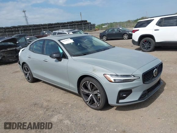 2024 Volvo S60 Plus Dark Theme with VIN 7JRL12TL2RG301001, listed as a IAAI auction lot 42160706 with 13,759 mi miles and . Bid and sale history available at DreamBid. Image 1.