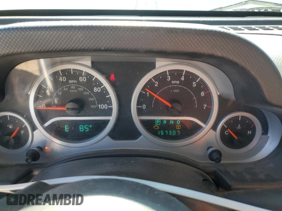 2009 Jeep Wrangler Unlimited Rubicon with VIN 1J8GA69149L767218, listed as a Copart auction lot 59342825 with 157,307 mi miles and Salvage title. Bid and sale history available at DreamBid. Image 9.