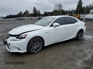 2016 Lexus IS 350 with VIN JTHCE1D25G5010177, listed as a Copart auction lot 50015325 with 40,062 mi miles and Salvage Title. Bid and sale history available at carsss.com. Image 1.