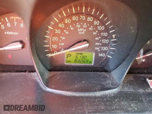 2009 Kia Spectra EX with VIN KNAFE221195630944, listed as a Copart auction lot 42291345 with 83,269 mi miles and Salvage Title. Bid and sale history available at DreamBid. Image 9.