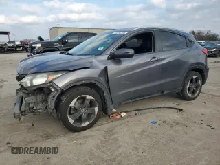 2018 Honda HR-V EX-L Navi with VIN 3CZRU5H76JM714864, listed as a Copart auction lot 44282305 with 0 mi miles and Salvage Title. Bid and sale history available at carsss.com. Image 1.
