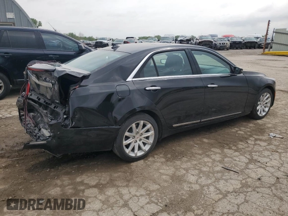 2014 Cadillac CTS Luxury AWD with VIN 1G6AX5S35E0190361, listed as a Copart auction lot 54497655 with 32,664 mi miles and Salvage title. Bid and sale history available at DreamBid. Image 3.