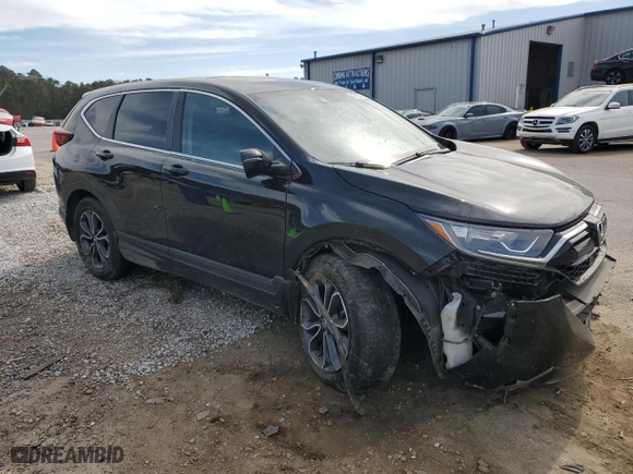 2021 Honda CR-V EX-L with VIN 5J6RW1H86ML008348, listed as a Copart auction lot 49609305 with 56,534 mi miles and Salvage Title. Bid and sale history available at carsss.com. Image 4.