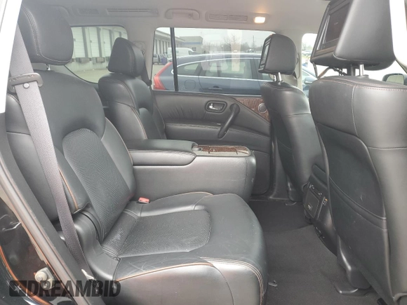 2017 Nissan Armada Platinum with VIN JN8AY2NE0H9708225, listed as a Copart auction lot 52228115 with 133,320 mi miles and Salvage Title. Bid and sale history available at carsss.com. Image 11.