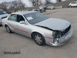 2003 Cadillac DeVille z VIN 1G6KD54Y53U168209, wystawiony jako IAAI lot #40954715 z przebiegiem 97 985 mil mil oraz . Historia ofert i sprzedaży dostępna na DreamBid. Obrazek 1.