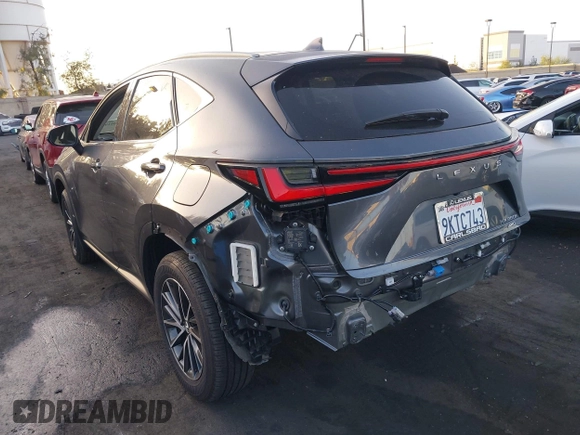 2024 Lexus NX 350h Premium with VIN JTJGKCEZ3R5019690, listed as a IAAI auction lot 42540919 with 21,705 mi miles and . Bid and sale history available at DreamBid. Image 3.